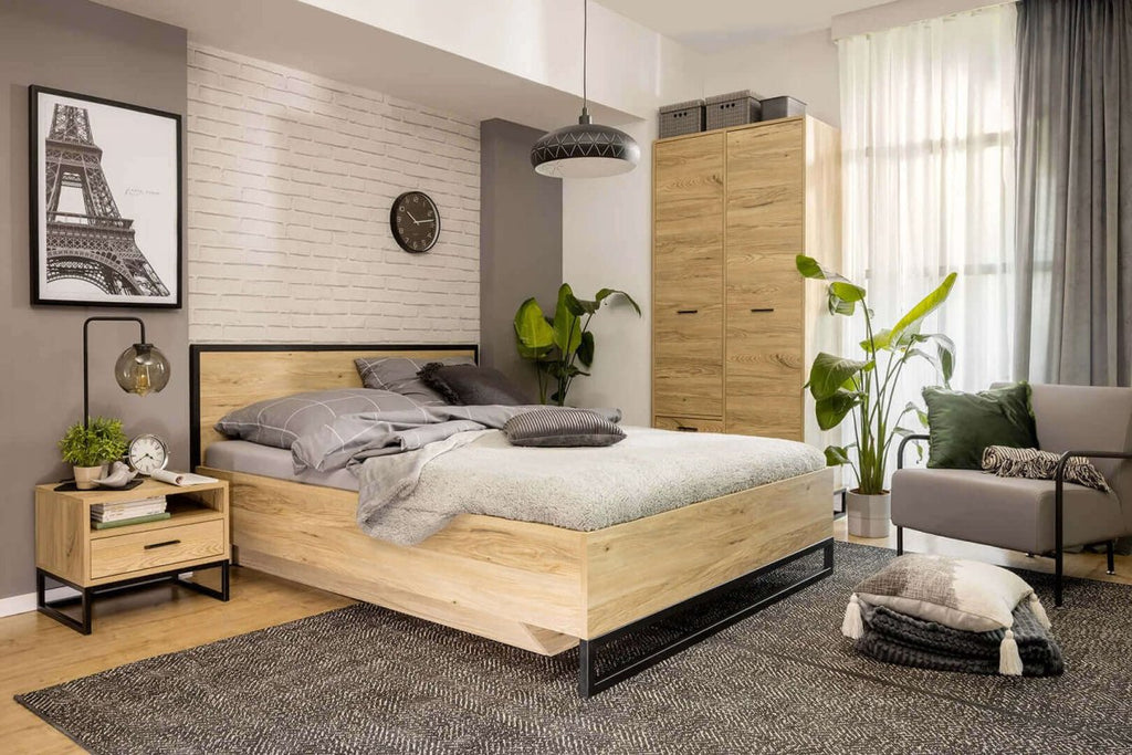 Stylish Bedroom in Loft Style - ALDEA DESIGN Furniture