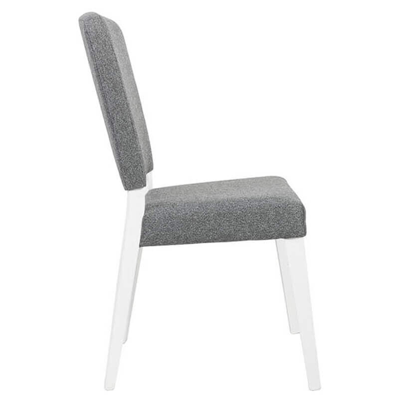 ALAMEDA BRW TX098-BLACK Dining Upholstered BLACK RED WHITE Chair-White / Black