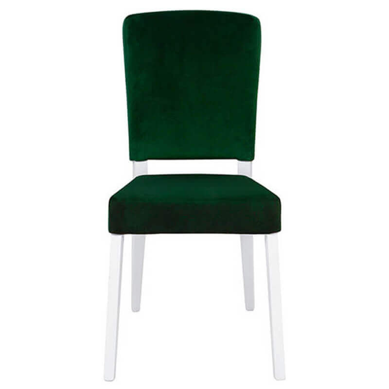 ALAMEDA BRW TX098-GREEN Dining Upholstered BLACK RED WHITE Chair-White / Green