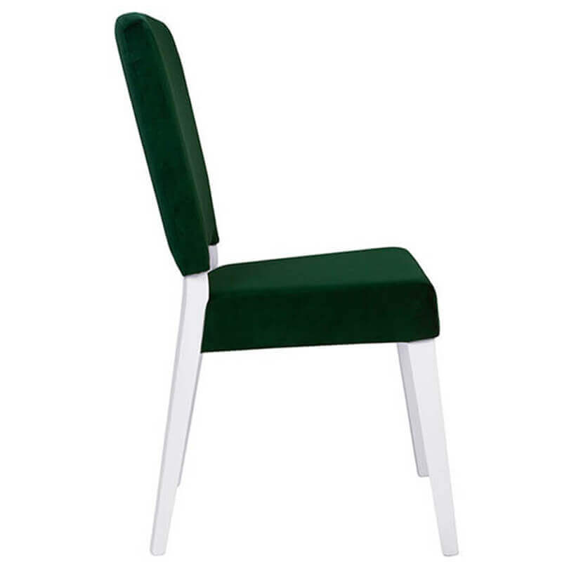 ALAMEDA BRW TX098-GREEN Dining Upholstered BLACK RED WHITE Chair-White / Green