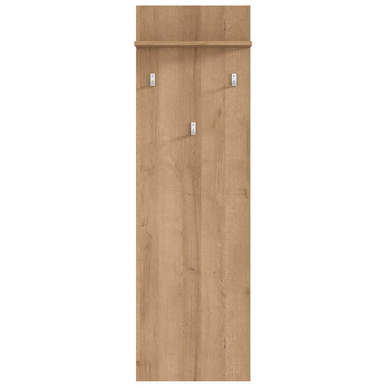 BALDER BRW WIE/45 BLACK RED WHITE Coat Rack-Riviera Oak