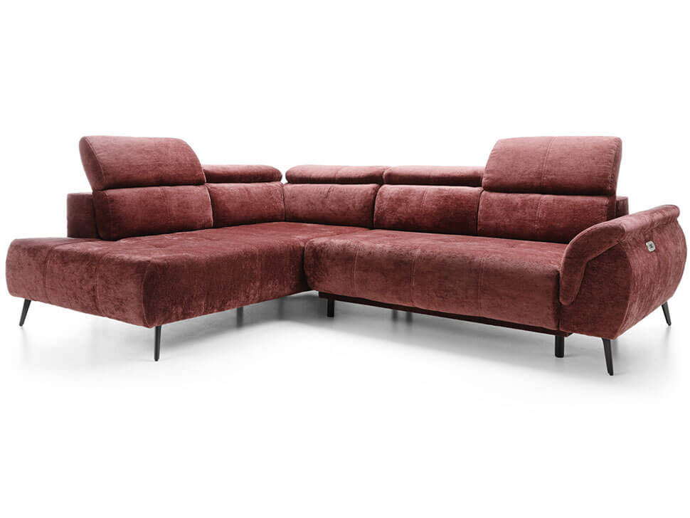 Corner Sofa GENOVA II PUSZMAN Burgundy