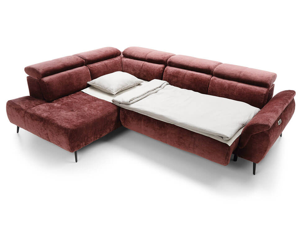 Corner Sofa GENOVA II PUSZMAN Burgundy