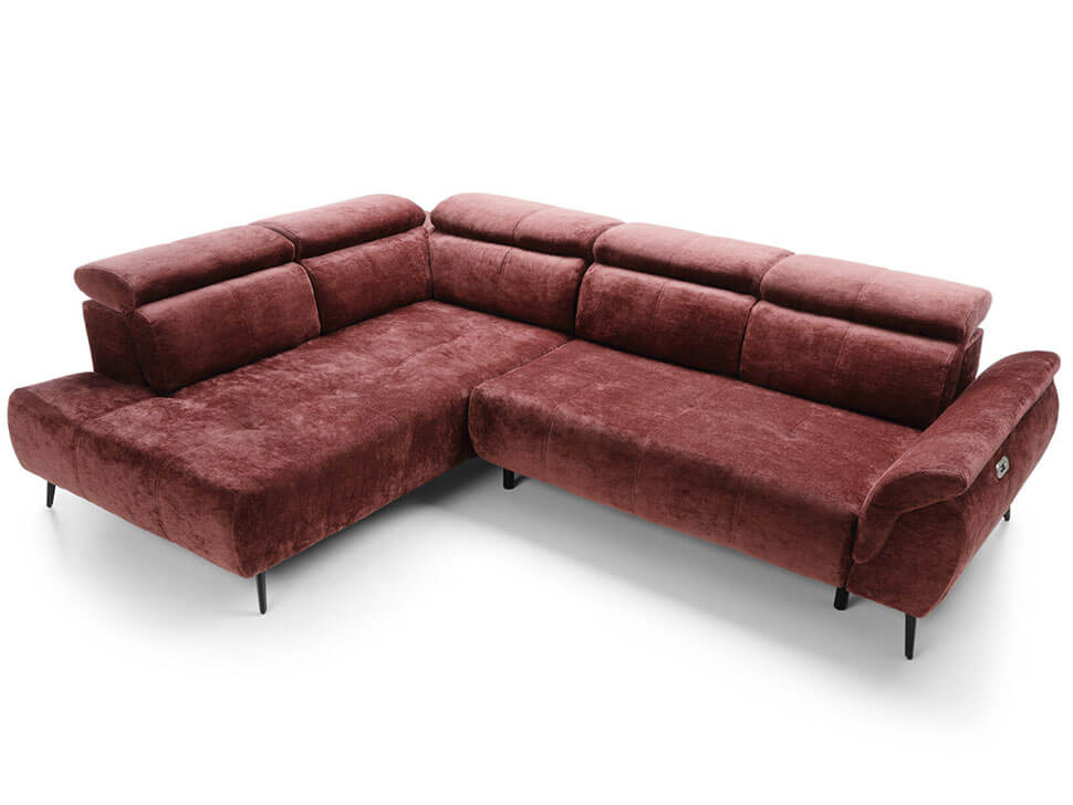 Corner Sofa GENOVA II PUSZMAN Burgundy