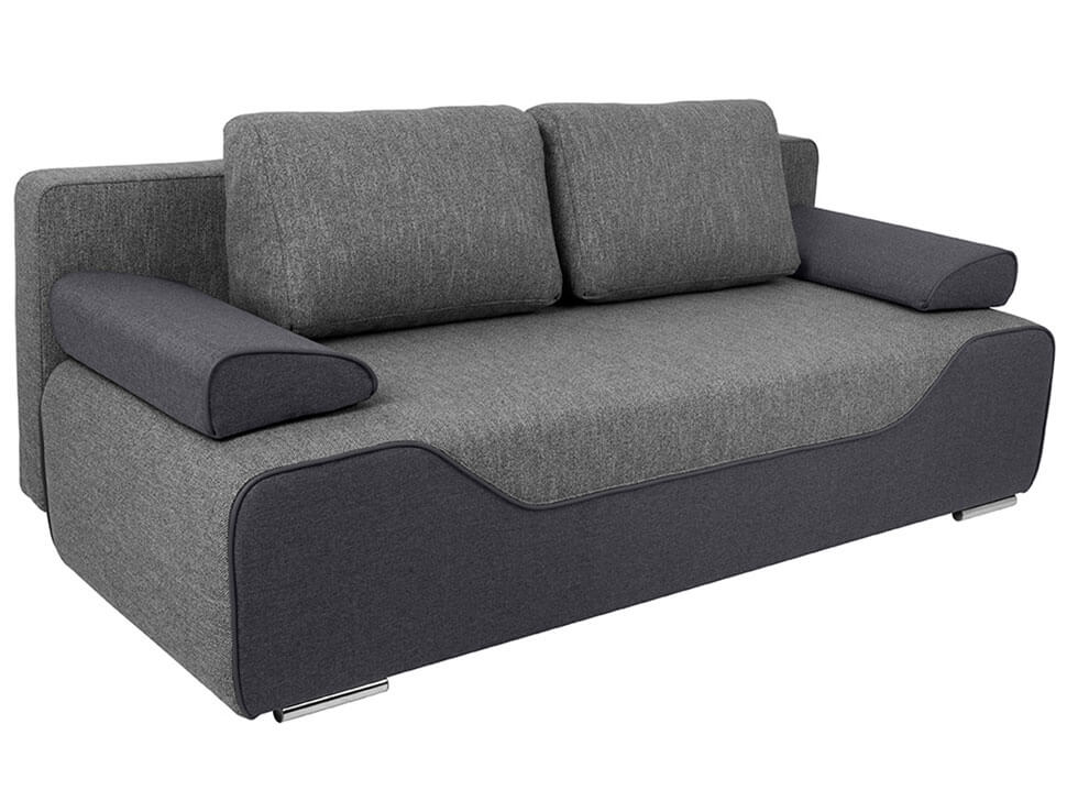 GAJA LUX 3DL BRW Grey 3 Seater Fold Out Storage BLACK RED WHITE Upholstered Sofa Bed - Arne 10 / Inari 94 / Madryt 996
