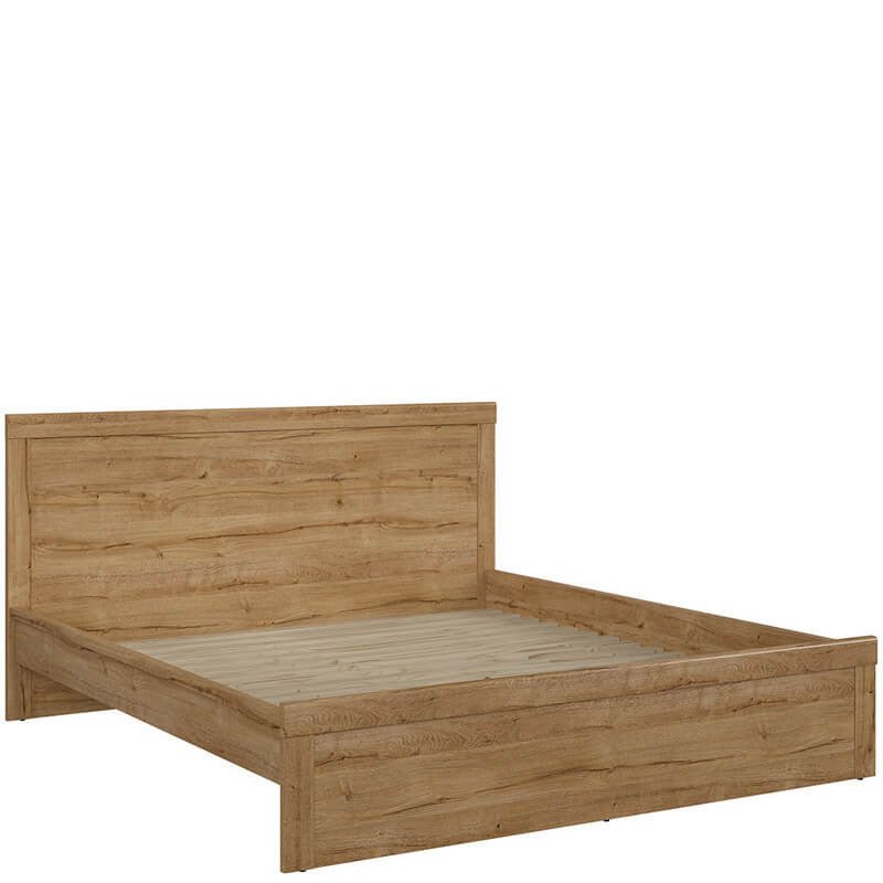 HOLTEN BRW LOZ/180 Super King Size BLACK RED WHITE Bed-Waterford Oak