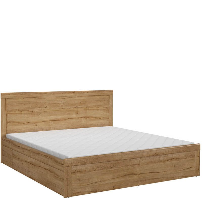 HOLTEN BRW LOZ/180 Super King Size BLACK RED WHITE Bed-Waterford Oak