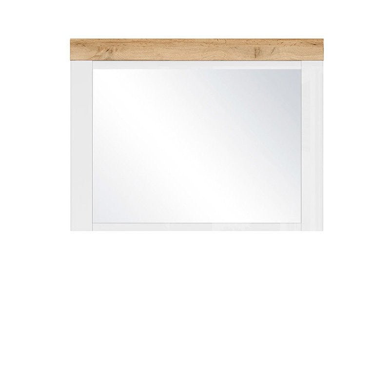 HOLTEN BRW LUS BLACK RED WHITE Mirror-White / Wotan Oak / White Gloss