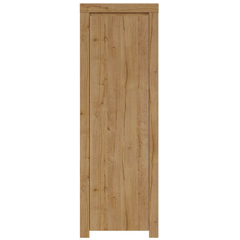 HOLTEN BRW REG1D/200 1 Door BLACK RED WHITE Wardrobe-Waterford Oak