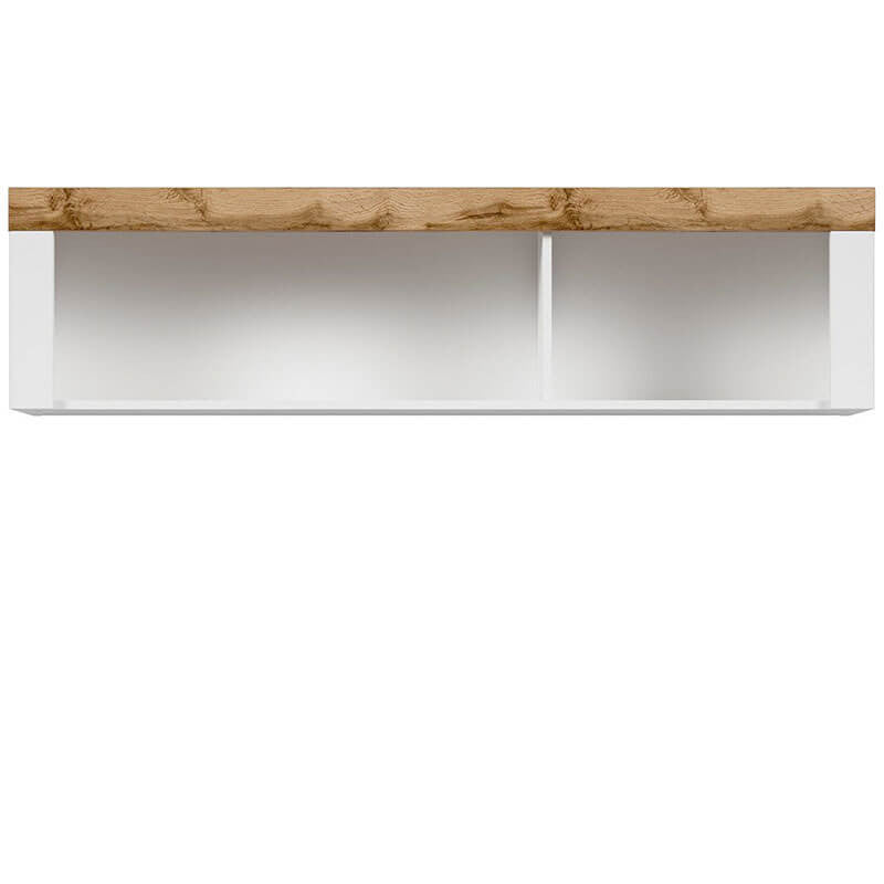 HOLTEN BRW SFW/156 BLACK RED WHITE Shelf-White / Wotan Oak