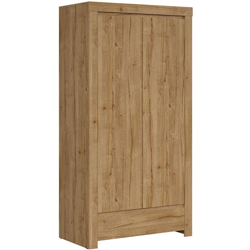 HOLTEN BRW SZF2D1S 1 Drawer 2 Door BLACK RED WHITE Wardrobe-Waterford Oak