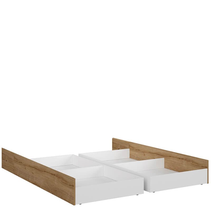 HOLTEN BRW SZU BLACK RED WHITE Underbed Drawer-Waterford Oak