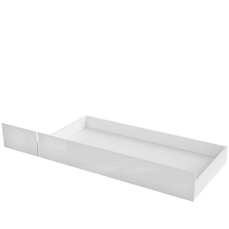 HOLTEN BRW SZU BLACK RED WHITE Underbed Drawer-White / White Gloss