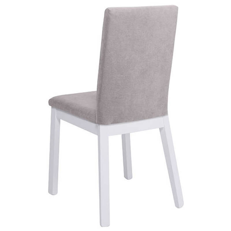 HOLTEN BRW TX098-GREY Dining Upholstered BLACK RED WHITE Chair-White / Grey