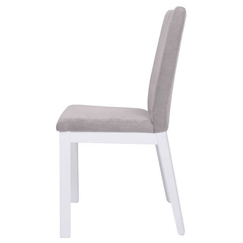 HOLTEN BRW TX098-GREY Dining Upholstered BLACK RED WHITE Chair-White / Grey