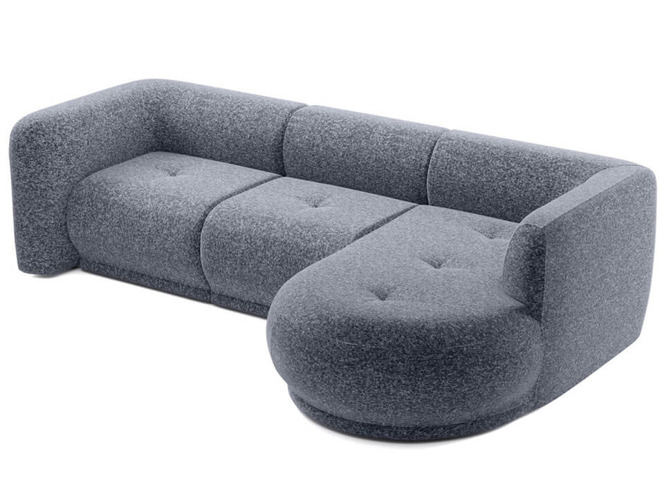 Modular Corner Sofa Gio A1-1-LR PUSZMAN Dark Grey