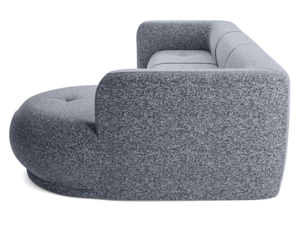 Modular Corner Sofa Gio A1-1-LR PUSZMAN Dark Grey