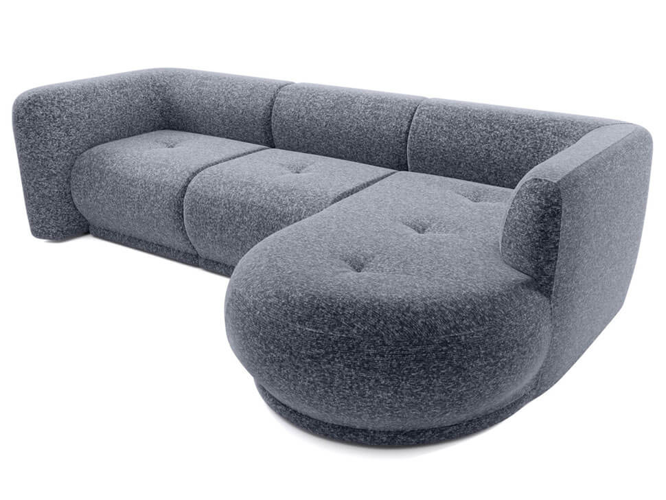 Modular Corner Sofa Gio A1-1-LR PUSZMAN Dark Grey