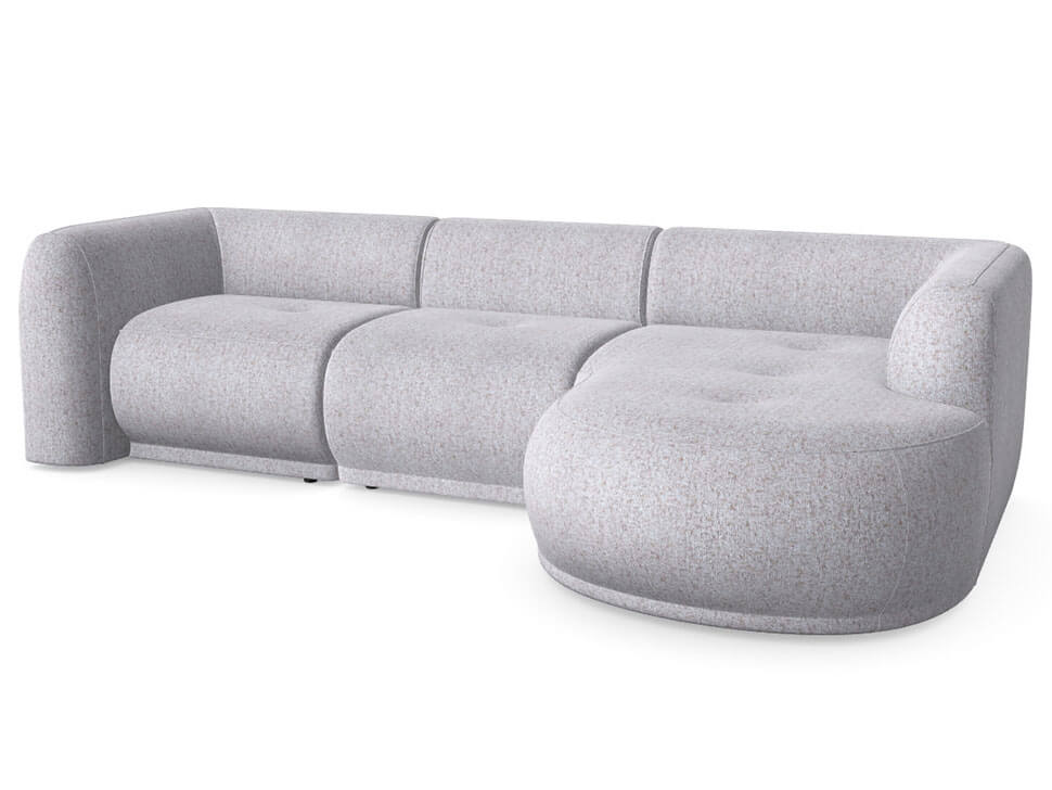 Modular Corner Sofa Gio A1-1-LR PUSZMAN Light Grey