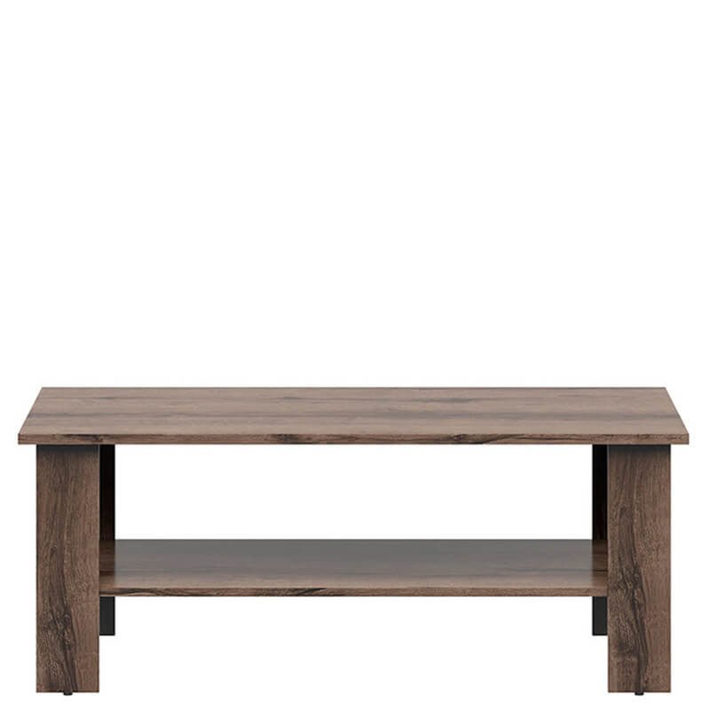 NEPO PLUS BRW LAW/115 Rectangular BLACK RED WHITE Coffee Table-Monastery Oak