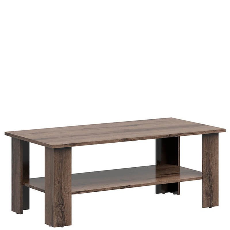 NEPO PLUS BRW LAW/115 Rectangular BLACK RED WHITE Coffee Table-Monastery Oak