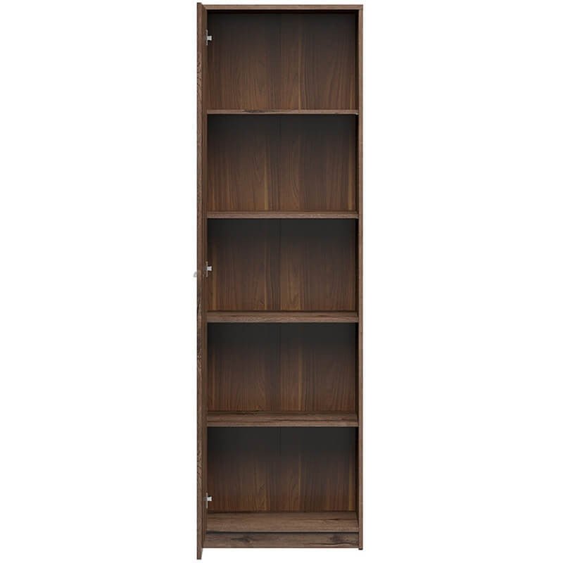 NEPO PLUS BRW REG1D 1 Door Tall BLACK RED WHITE Cabinet-Monastery Oak