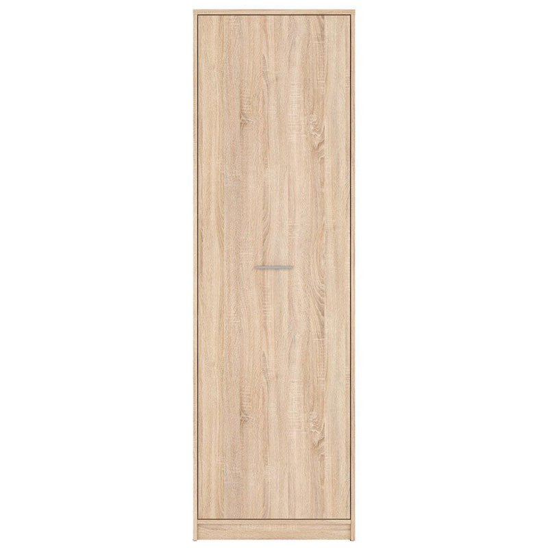 NEPO PLUS BRW REG1D 1 Door Tall BLACK RED WHITE Cabinet-Sonoma Oak