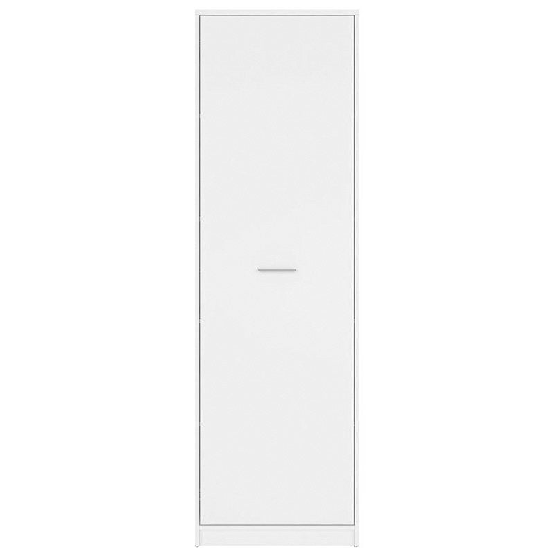 NEPO PLUS BRW REG1D 1 Door Tall BLACK RED WHITE Cabinet-White