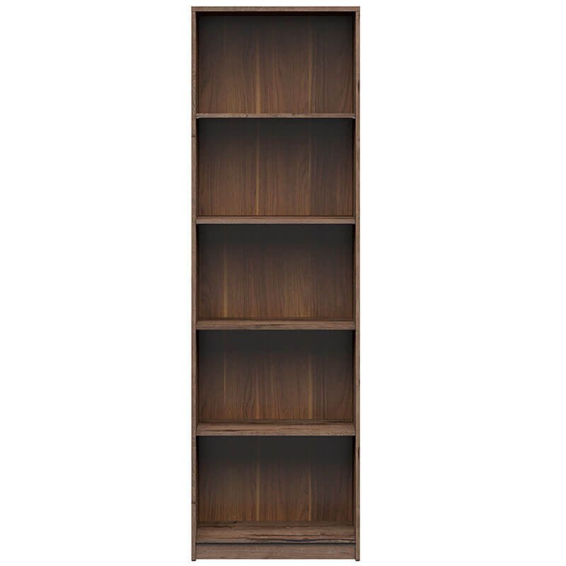 NEPO PLUS BRW REG/60 Tall BLACK RED WHITE Bookcase-Monastery Oak