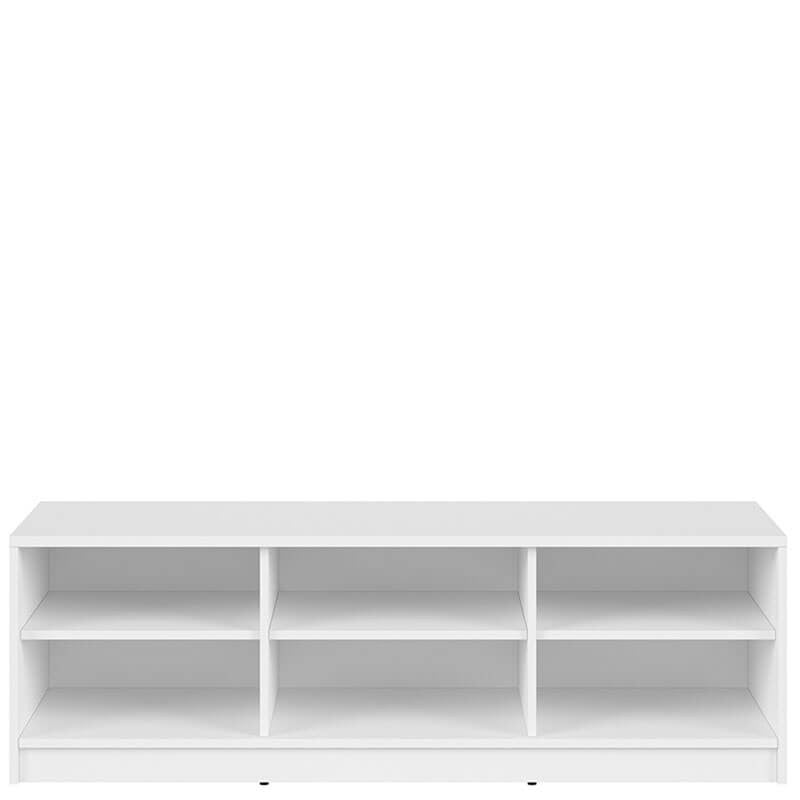 NEPO PLUS BRW RTV BLACK RED WHITE TV Cabinet-White