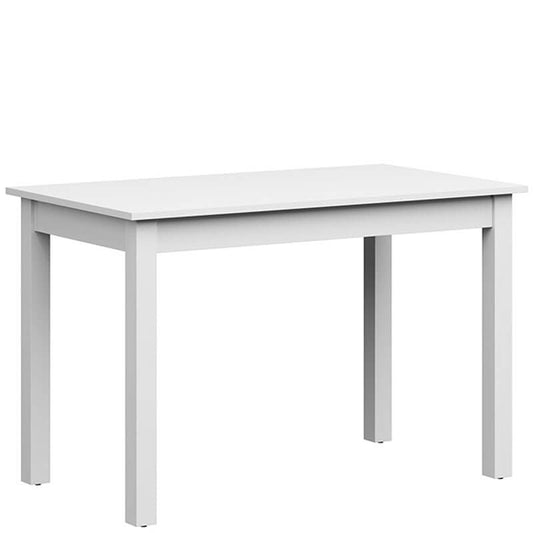 NEPO PLUS BRW STO/120 Rectangular BLACK RED WHITE Dining Table-White