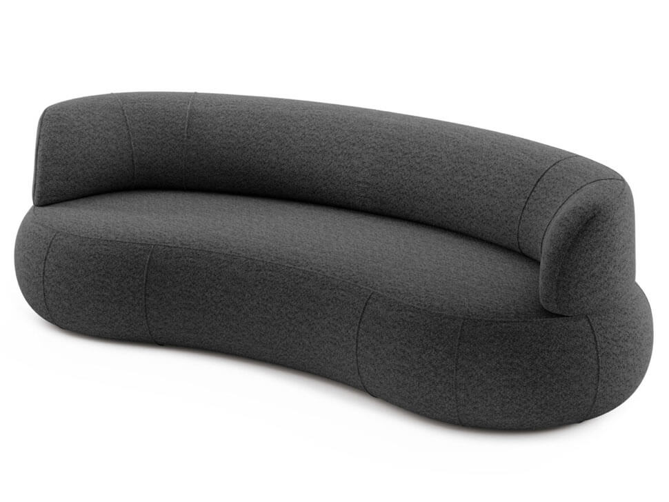 Sofa Soul Two Arm PUSZMAN Dark Grey