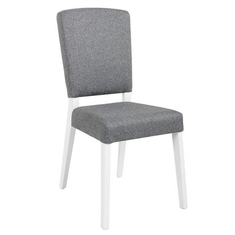 ALAMEDA BRW TX098-BLACK Dining Upholstered BLACK RED WHITE Chair-White / Black