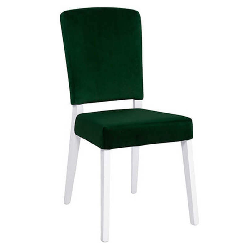 ALAMEDA BRW TX098-GREEN Dining Upholstered BLACK RED WHITE Chair-White / Green