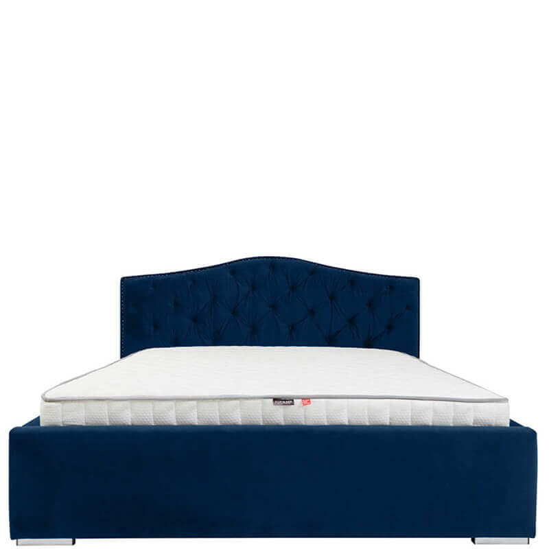 ALEXANDRA II BRW 160 Ergo Futon Blue King Size Upholstered BLACK RED WHITE Upholstered Bed-Riviera 81 Blue