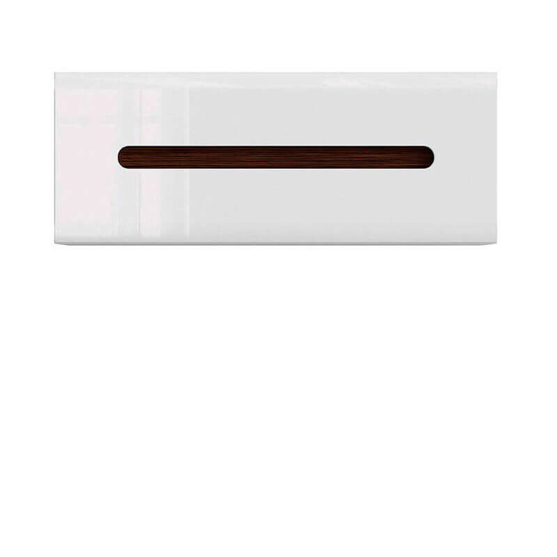 AZTECA TRIO BRW SFW1K/4/11 1 Door High Gloss BLACK RED WHITE Wall Cabinet-White / White Gloss