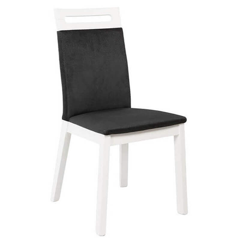 AZTECA TRIO BRW TX098-BLACK Dining Upholstered BLACK RED WHITE Chair-White / Black