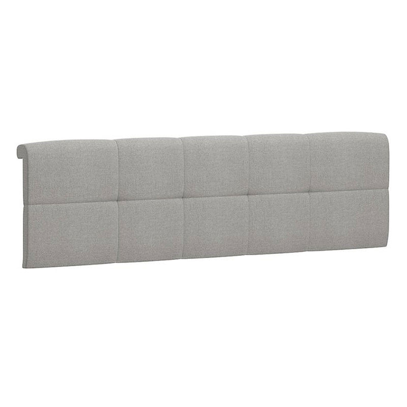 BRW NAK/TAP/140 Quilted Upholstered BLACK RED WHITE Headboard-Grey