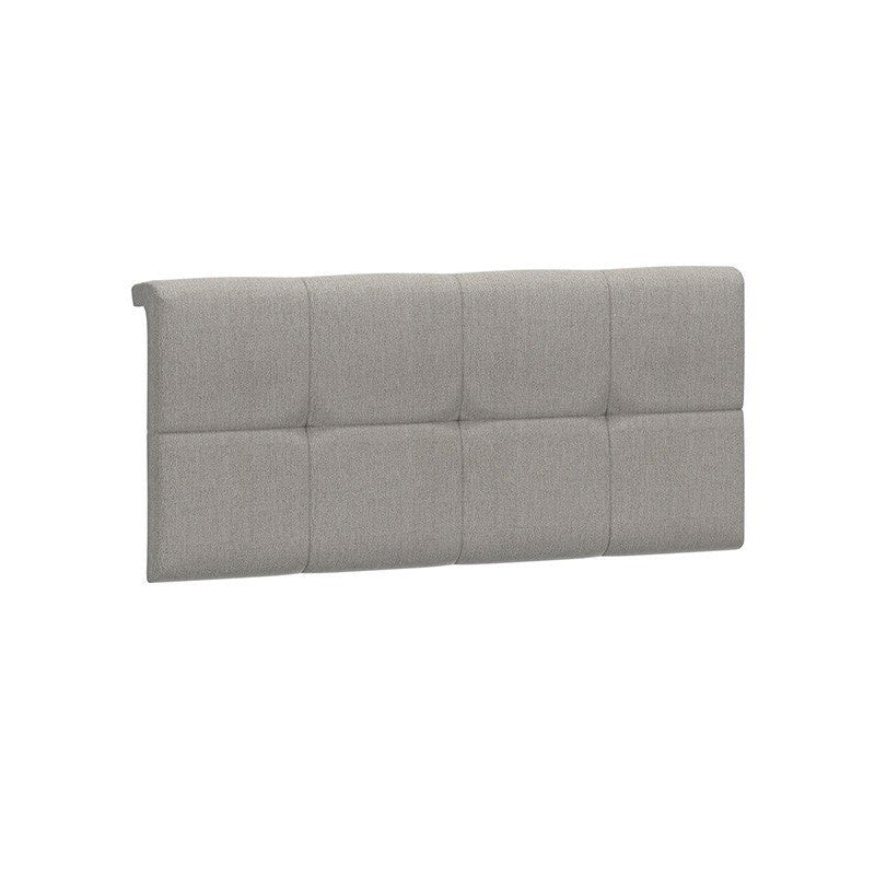 BRW NAK/TAP/90 Quilted Upholstered BLACK RED WHITE Headboard-Grey
