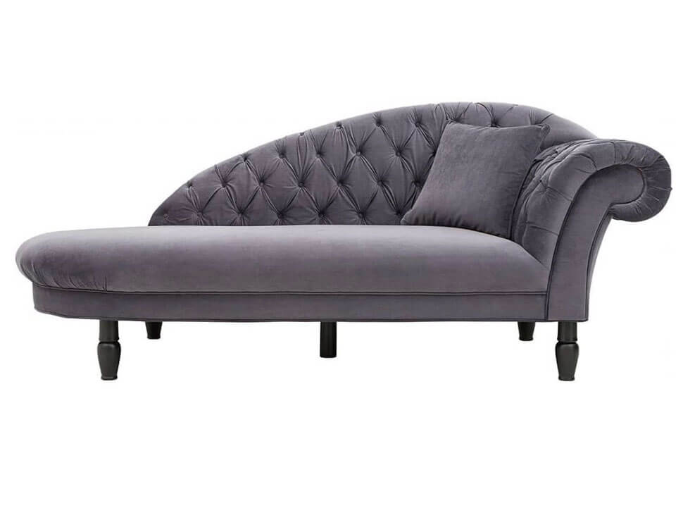 CUPIDO RECP BRW Grey 2 Seater Right Straight BLACK RED WHITE Upholstered Sofa-Salvador 17 Grey
