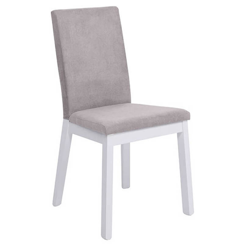 HOLTEN BRW TX098-GREY Dining Upholstered BLACK RED WHITE Chair-White / Grey