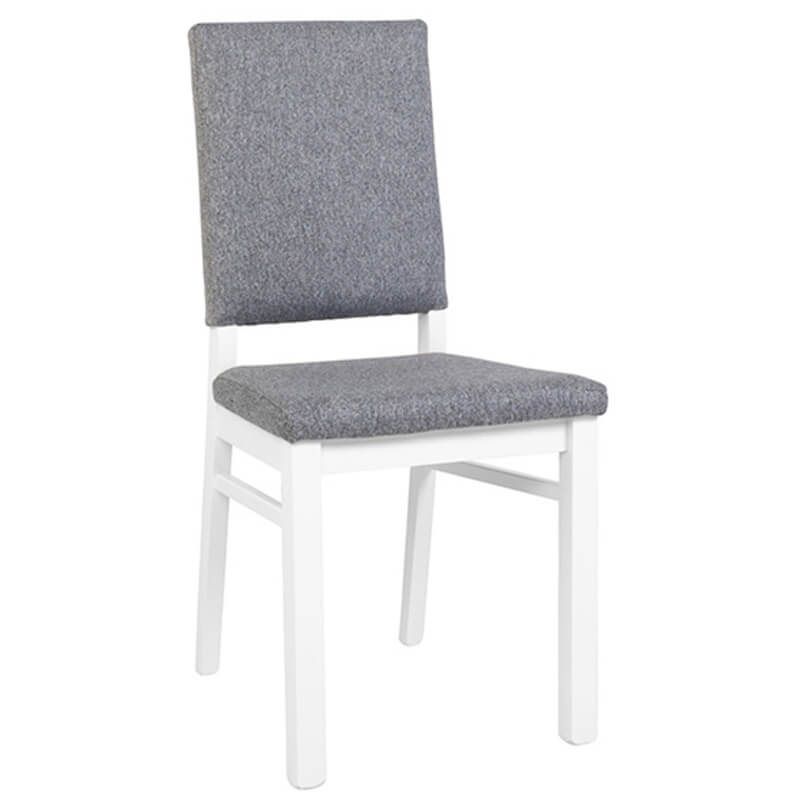 HORTON BRW TX098-BLACK Dining Upholstered BLACK RED WHITE Chair-White / Black
