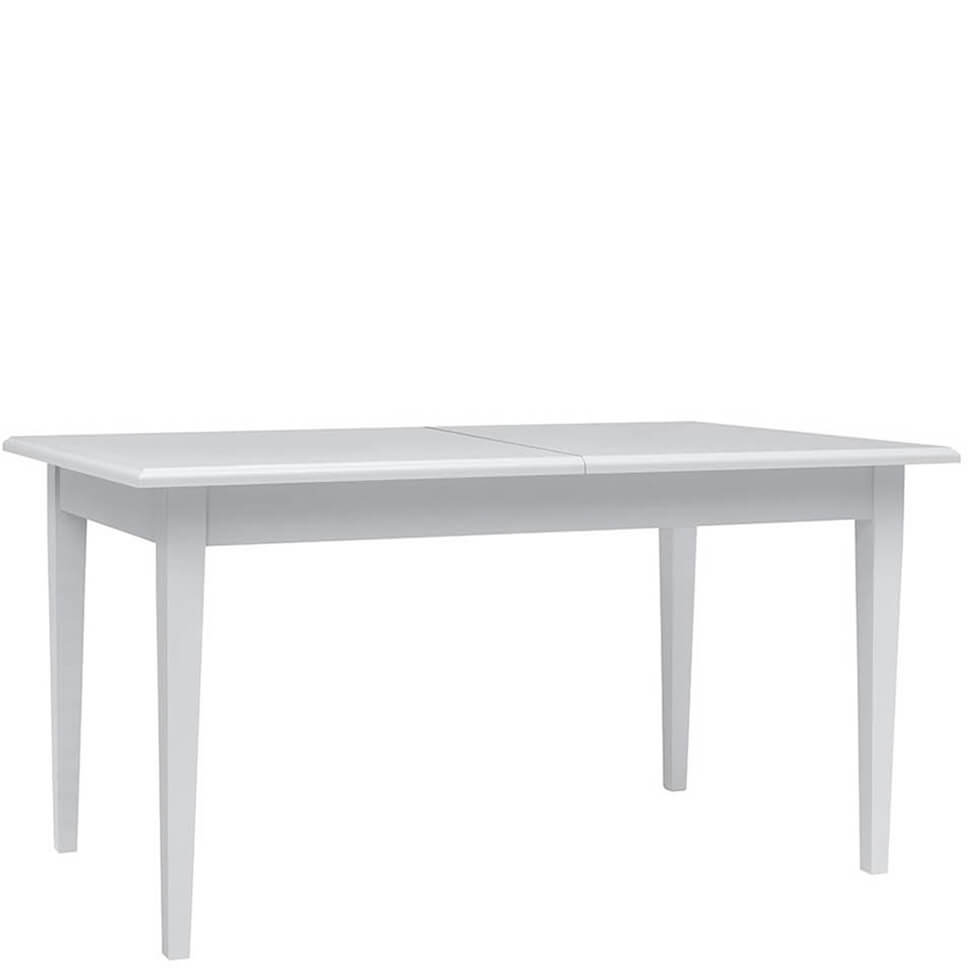 IDENTO BRW STO/145 Extendable Rectangular BLACK RED WHITE Dining Table-White