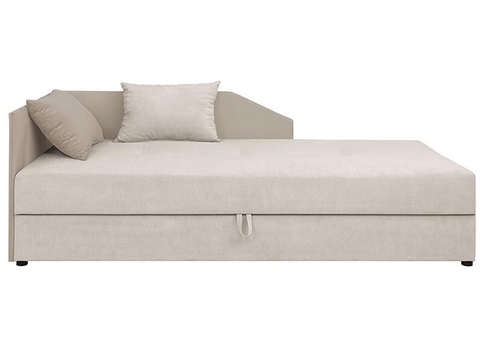 KELO LBKMU BRW Beige with Storage BLACK RED WHITE Upholstered Couch-Matrix 2 Beige / Jasmine 24 Beige