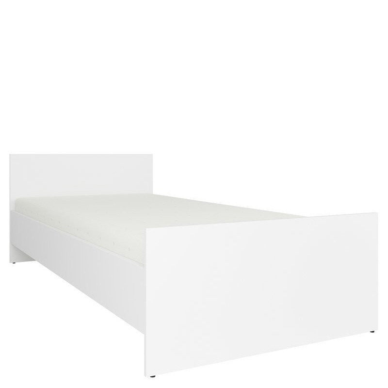 NEPO PLUS BRW LOZ/90 Single BLACK RED WHITE Bed-White