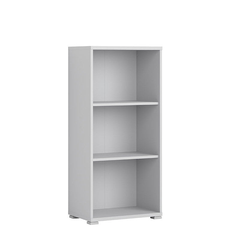OFFICE LUX BRW REG/53/114 Low BLACK RED WHITE Bookcase-Light Grey